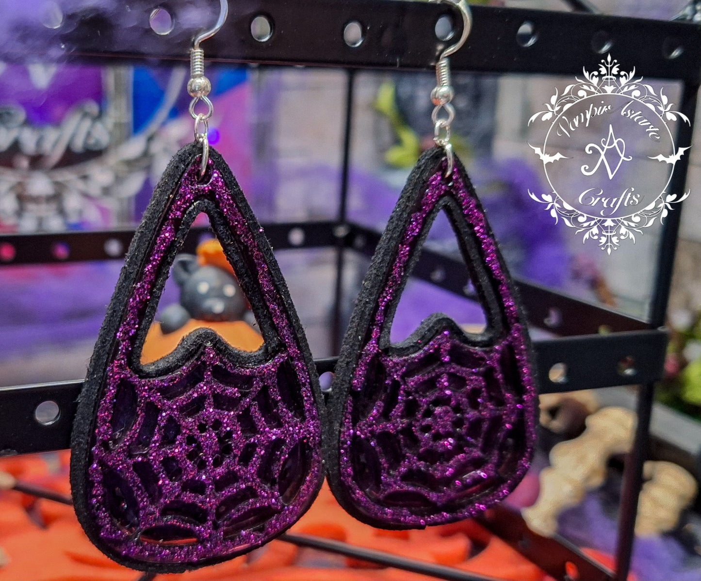 PENDIENTES SPIDER (pink)