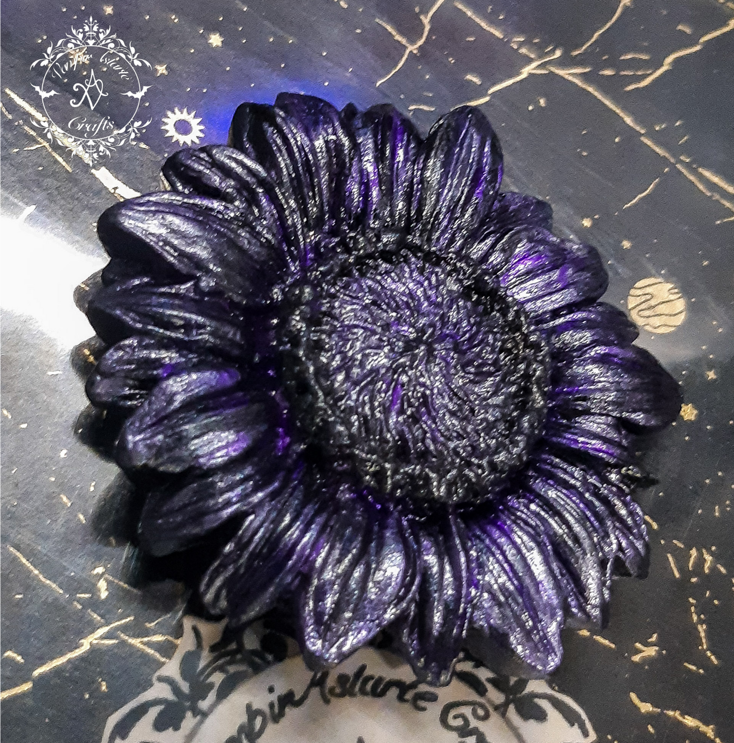 BROCHE FLOWER (purple)