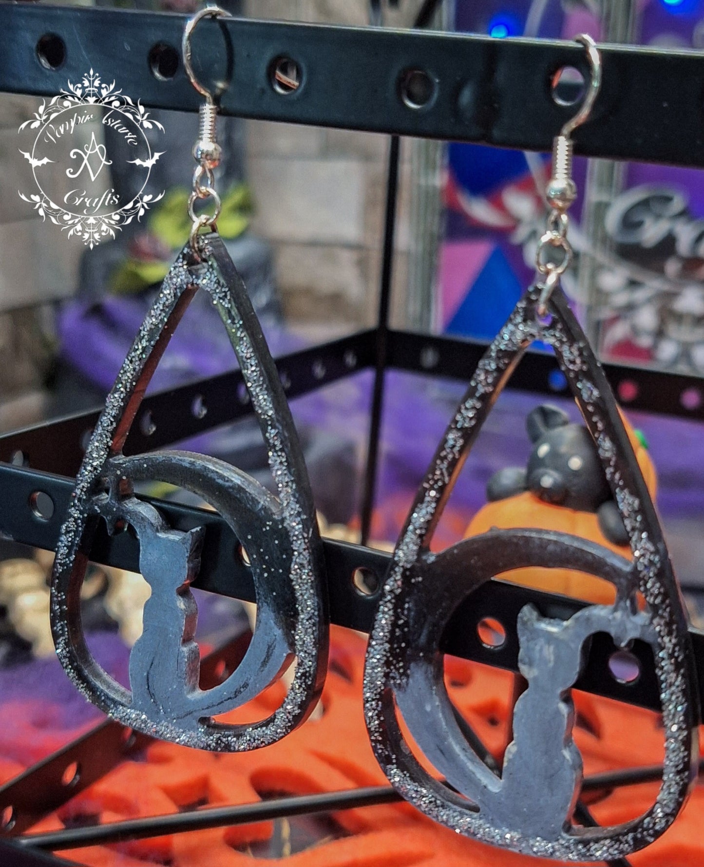 PENDIENTES MOONCAT (silver)