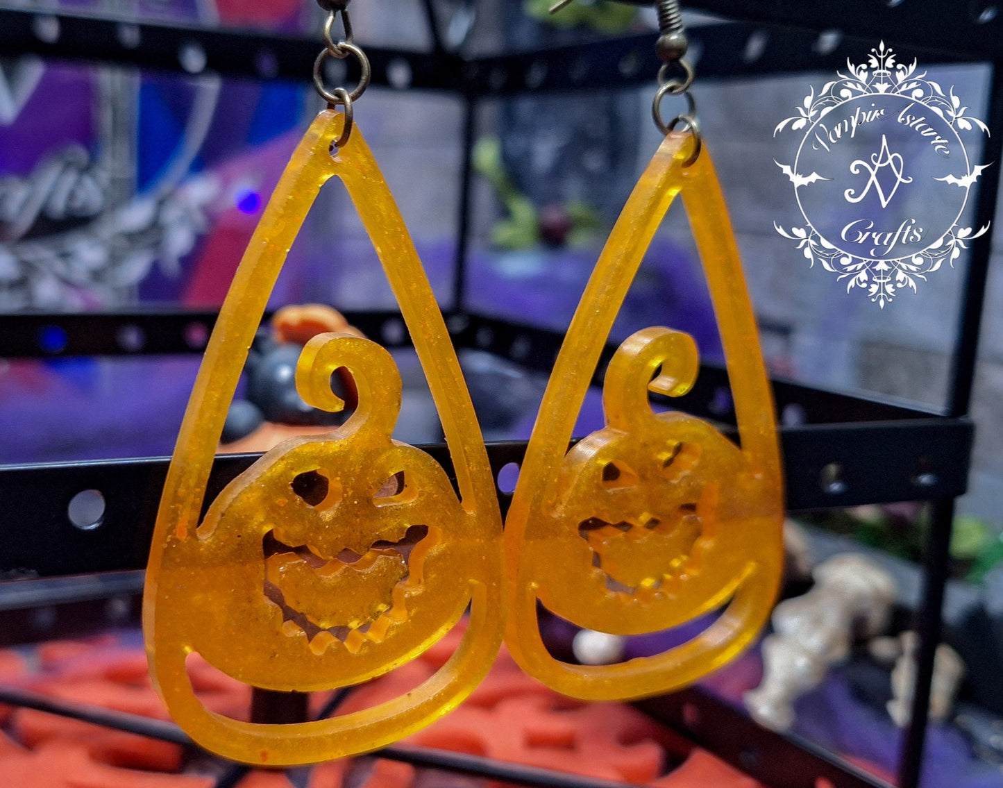 PENDIENTES PUMPKIN