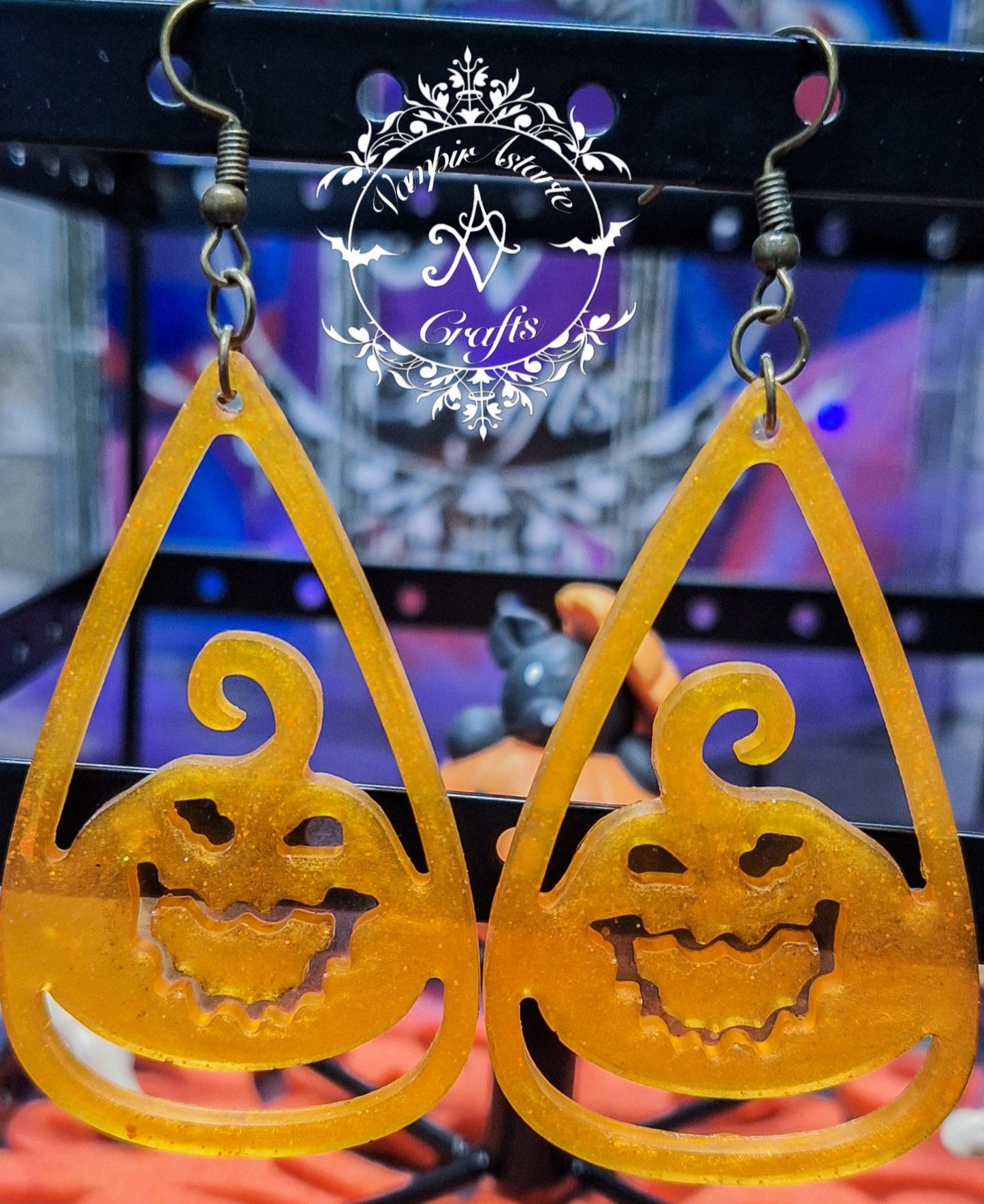 PENDIENTES PUMPKIN