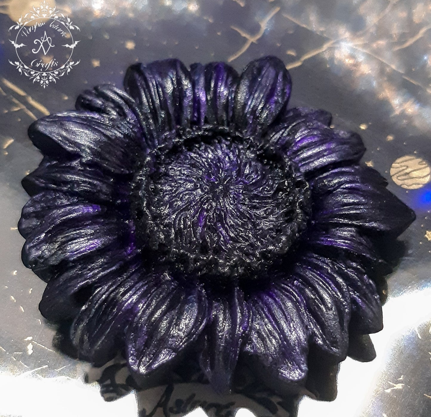 BROCHE FLOWER (purple)